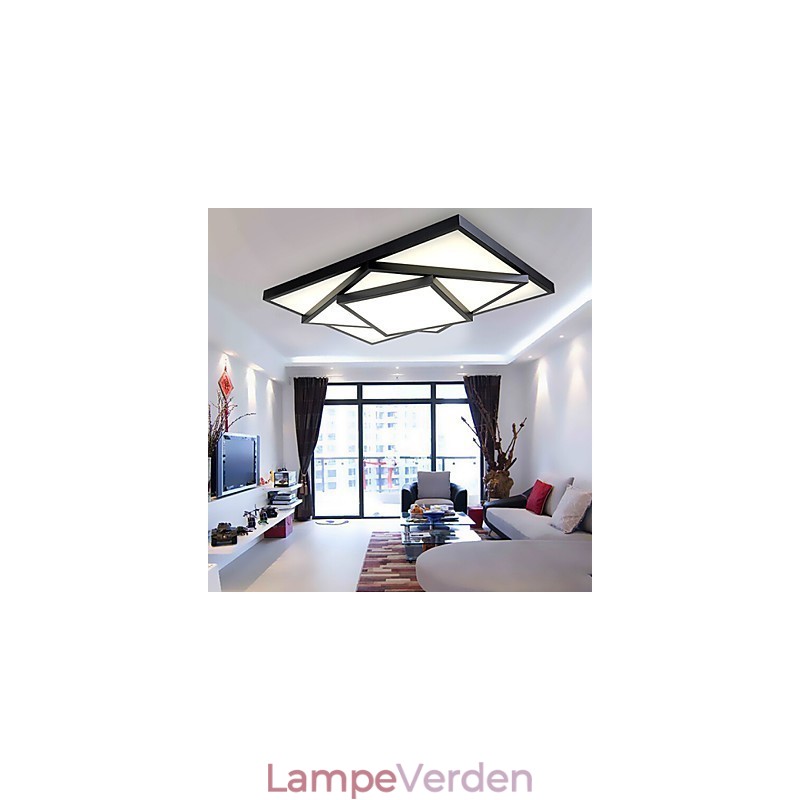 Square Flush Mount Modern Contemporary Loftslampe