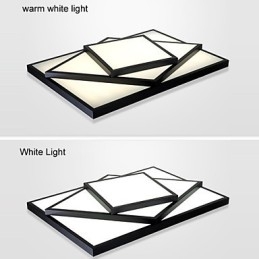 Square Flush Mount Modern Contemporary Loftslampe