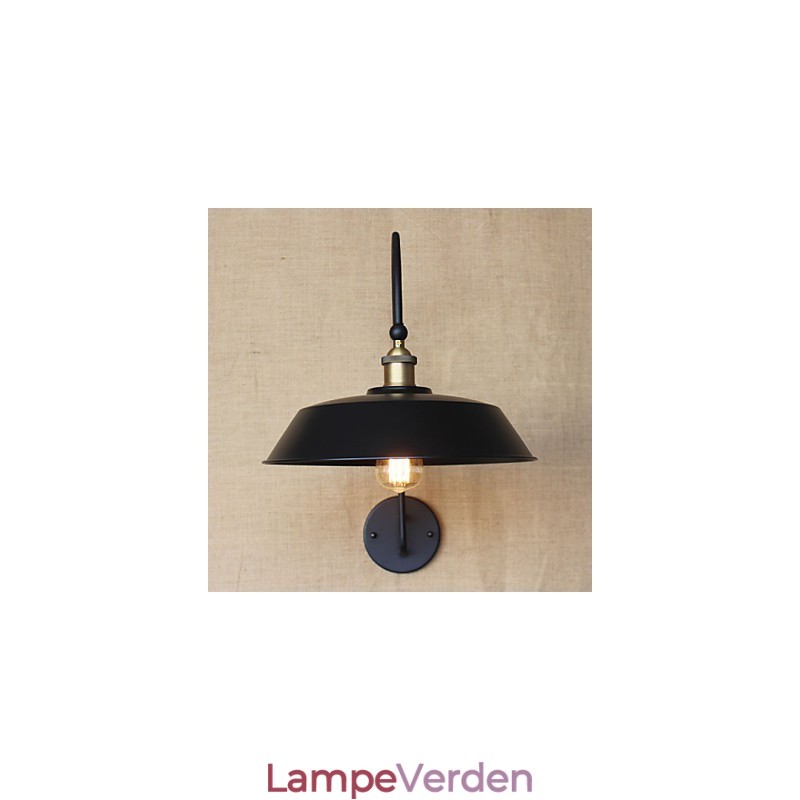 Creative American Country Jern Retro Rund Industriel Stue Balkon Gangtrapper Værelsesdekorationslampe