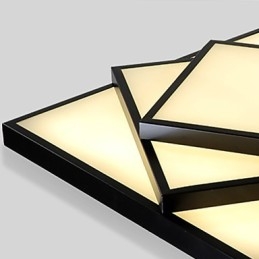 Square Flush Mount Modern Contemporary Loftslampe