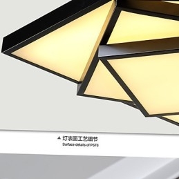 Square Flush Mount Modern Contemporary Loftslampe