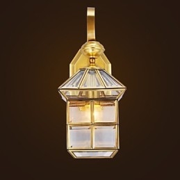 Udendørslampe Havelampe Udendørslampe fuld kobberlampe B