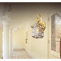 Udendørslampe Havelampe Udendørslampe fuld kobberlampe B