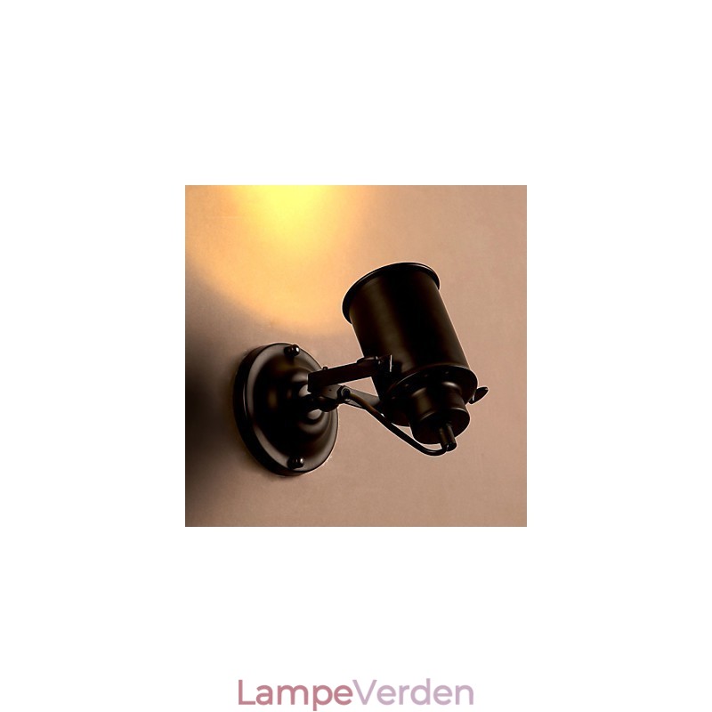 Vintage væglampe Industriel sort smedejernsvæglampe Retro Econce Fixturedison Lampe Korridor Vægbelysning