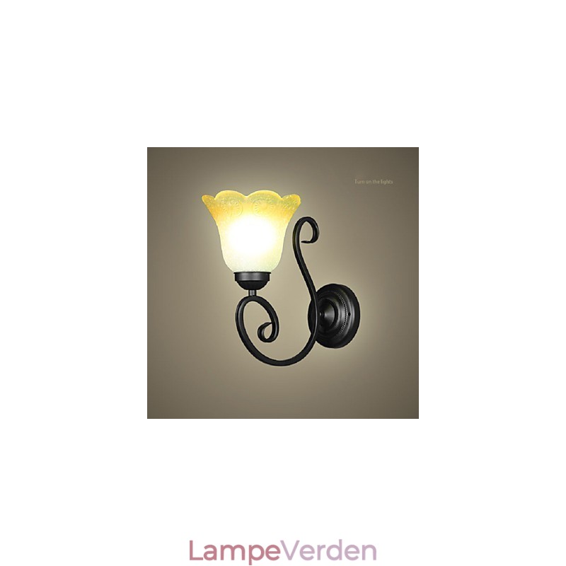 Vintage Væglampe Jern Glas Svingarm Væglampe Indendørs Dekor Soveværelse Væglampe 110 220V Til Stue