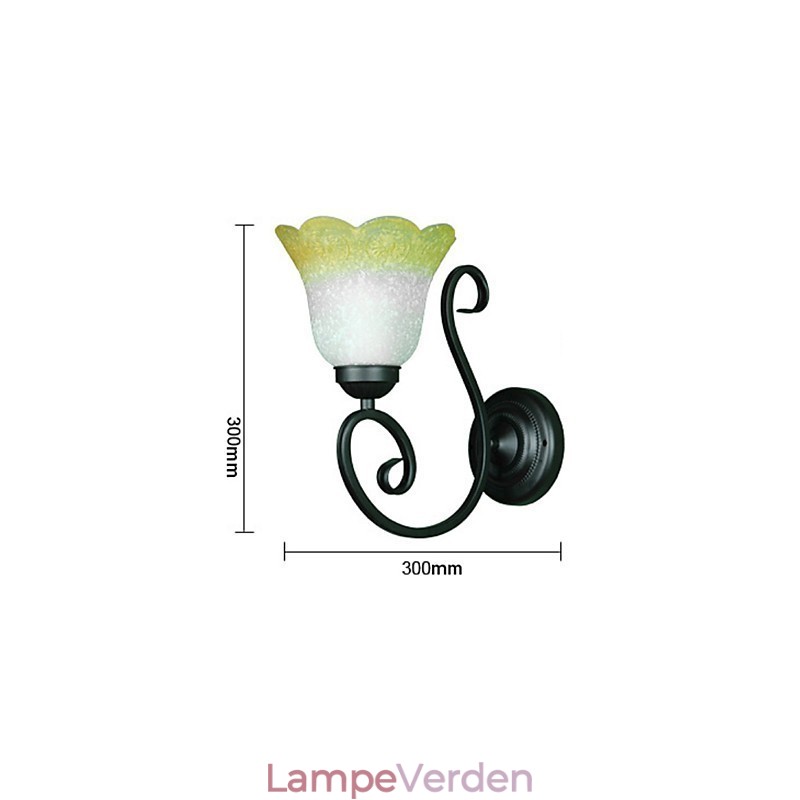 Vintage Væglampe Jern Glas Svingarm Væglampe Indendørs Dekor Soveværelse Væglampe 110 220V Til Stue