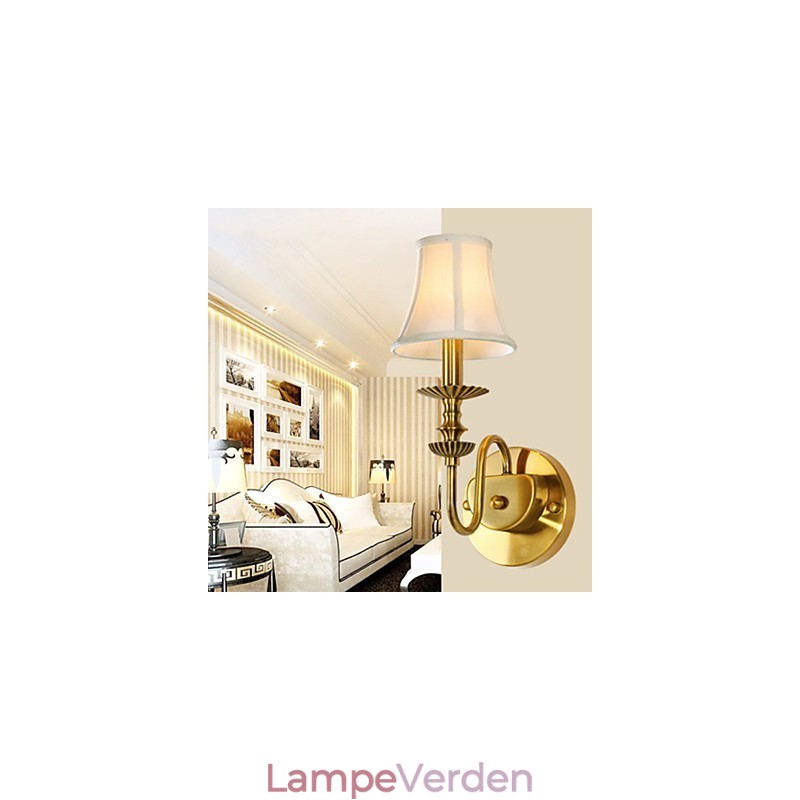 Klassiske soveværelses væglamper Simple Metal Stue Væglampe Bar Cafe Gang Balkon Væglampe