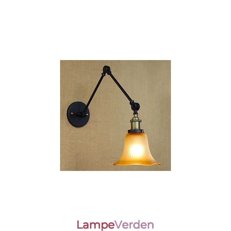 Væglamper Badeværelsesbelysning Udendørs væglamper Læsevæglamper Rustik Lodge Metal