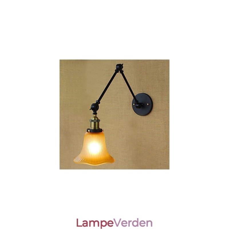 Væglamper Badeværelsesbelysning Udendørs væglamper Læsevæglamper Rustik Lodge Metal