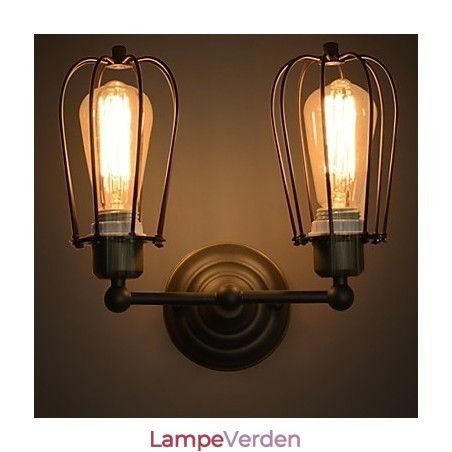 Loft American Country Iron Art Antik Væglampe Industri Lys Loft American Country Iron Art Antik Væglampe Industri Lys