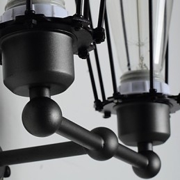 Loft American Country Iron Art Antik Væglampe Industri Lys