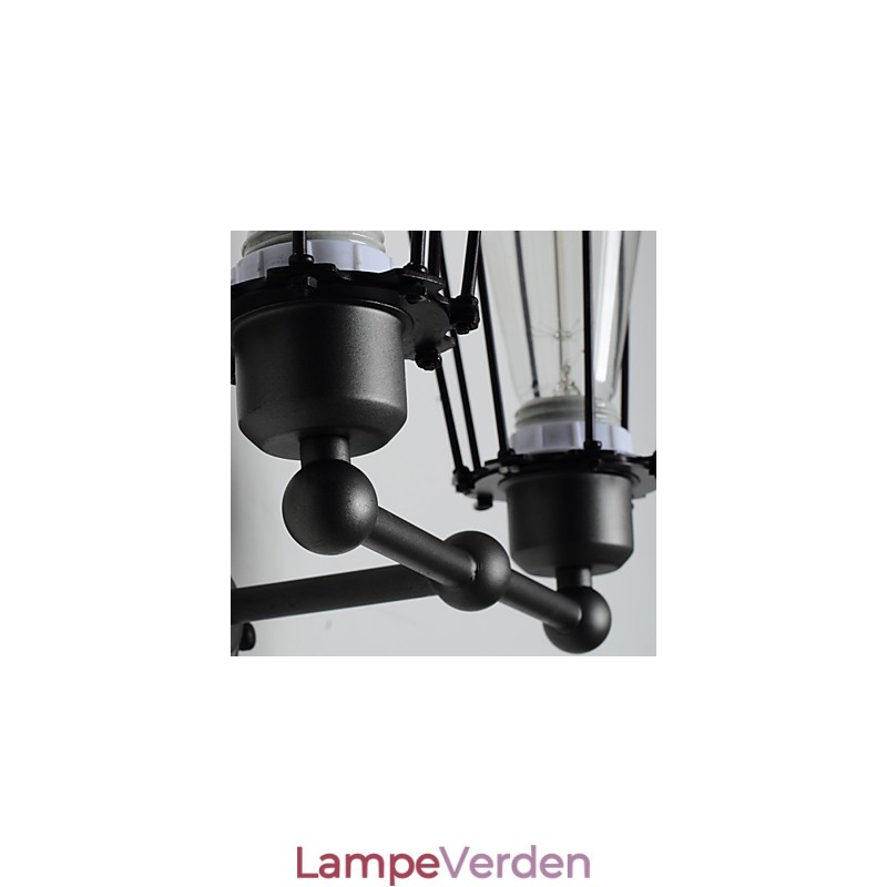 Loft American Country Iron Art Antik Væglampe Industri Lys
