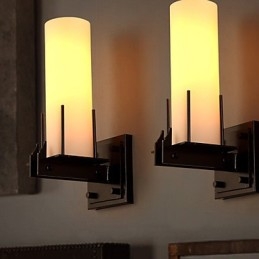 Loft Contracted Og Contemporary Retro Personality Lysestage Væglampe Lights