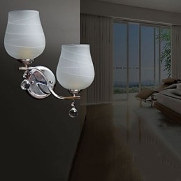 Krystal væglamper Moderne moderne metal