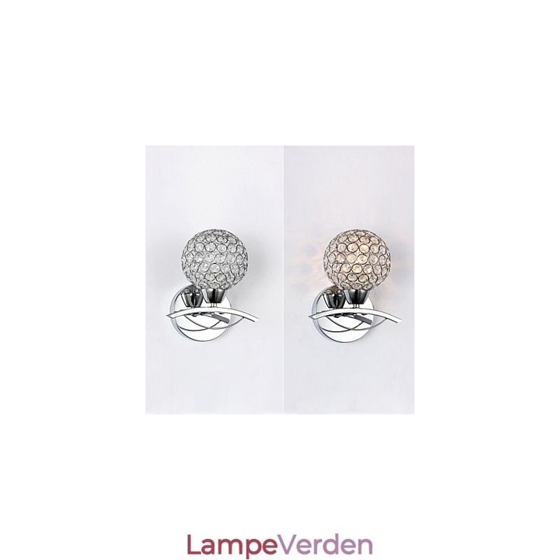 Væglamper Læsevæglamper Krystal Mini Style Moderne Moderne Metal