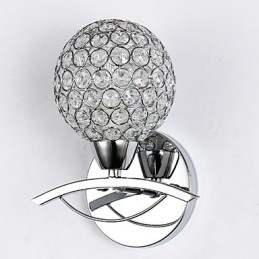 Væglamper Læsevæglamper Krystal Mini Style Moderne Moderne Metal