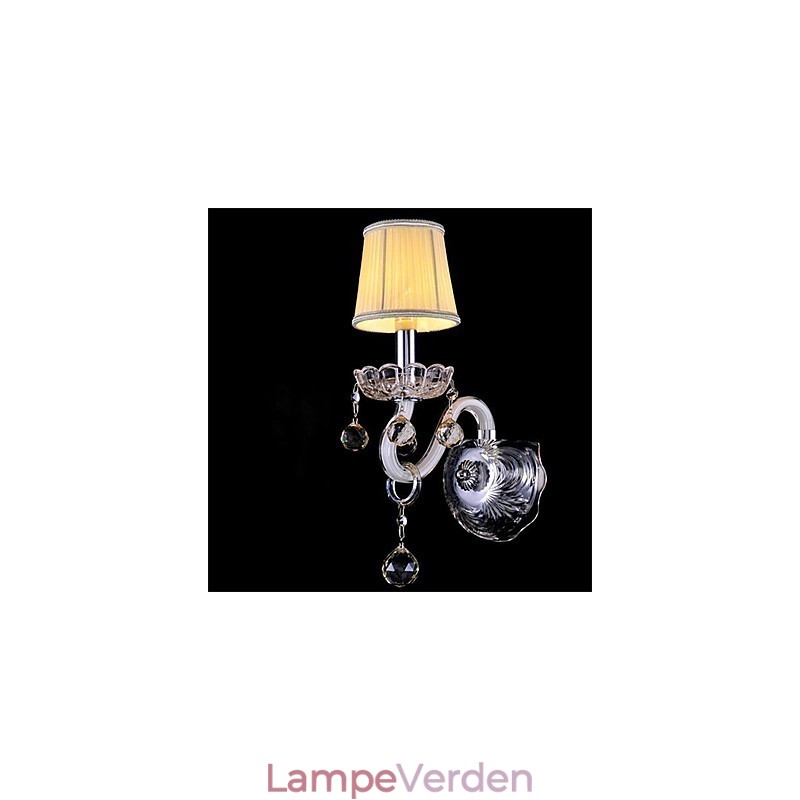 Krystal Mini Style Wall Sconces Candle Wall Lights Moderne moderne glas