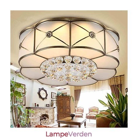 Traditionel klassisk rustik Lodge Messing Metal Flush Mount Traditionel klassisk rustik Lodge Messing Metal Flush Mount