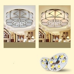 Traditionel klassisk rustik Lodge Messing Metal Flush Mount