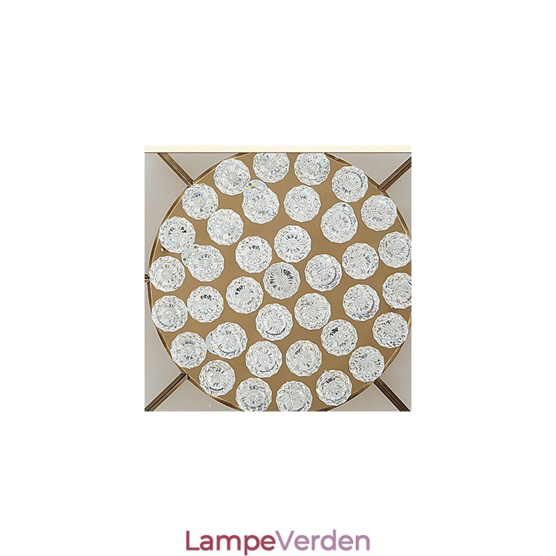 Traditionel klassisk rustik Lodge Messing Metal Flush Mount