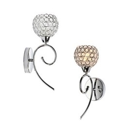 Væglamper Læsevæglamper Krystal Mini Style Moderne Moderne Metal