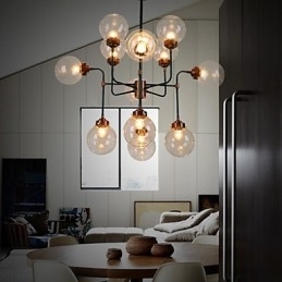 Magic Beans Droplight Kreativ Af Individuel Karakter Lampe Smedejern Industri Vind