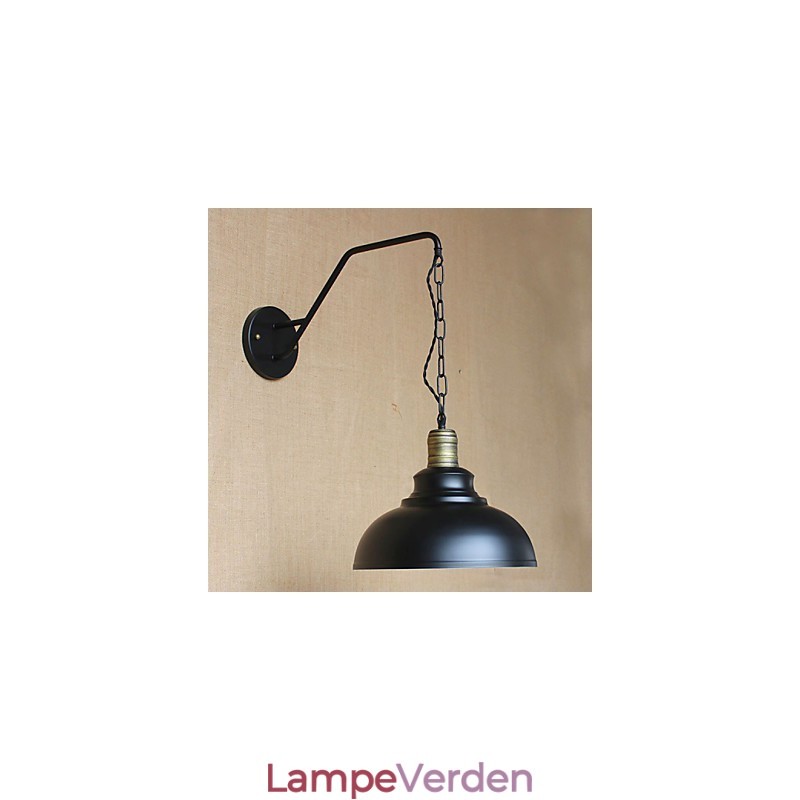Enkel og kreativ personlighed Væglampe Industrikæde Amerikansk Retro Iron Aisle Soveværelse Sengevæglampe
