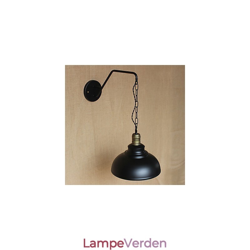 Enkel og kreativ personlighed Væglampe Industrikæde Amerikansk Retro Iron Aisle Soveværelse Sengevæglampe
