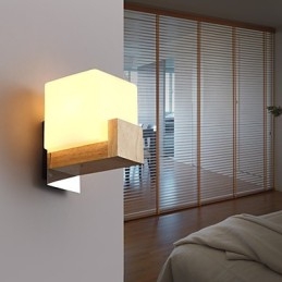 Væglamper Mini Style Moderne Moderne Træ Bambus