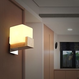 Væglamper Mini Style Moderne Moderne Træ Bambus