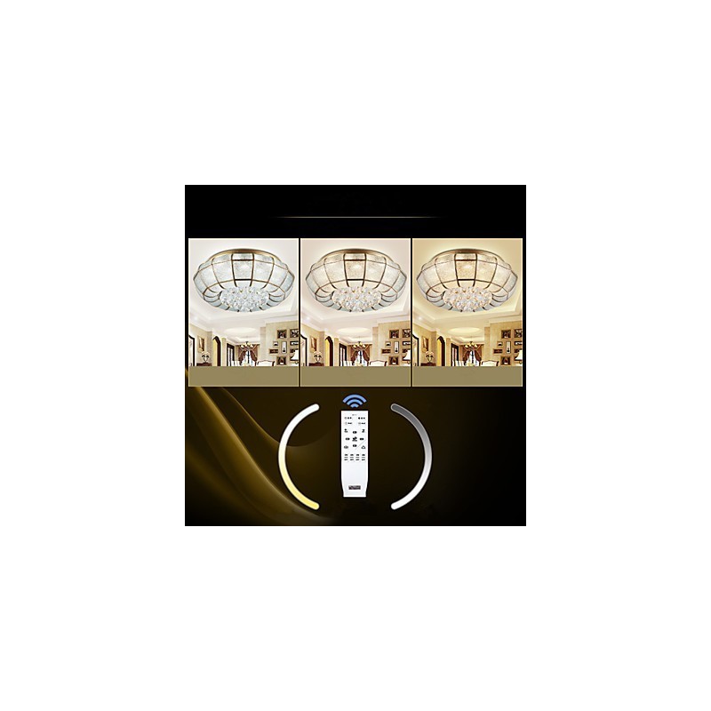 Traditionel klassisk rustik Lodge Messing Metal Flush Mount