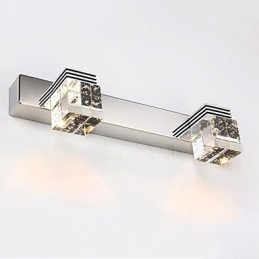 Væglamper Badeværelsesbelysning Vægskiver Krystal Ministil Moderne Moderne Metal