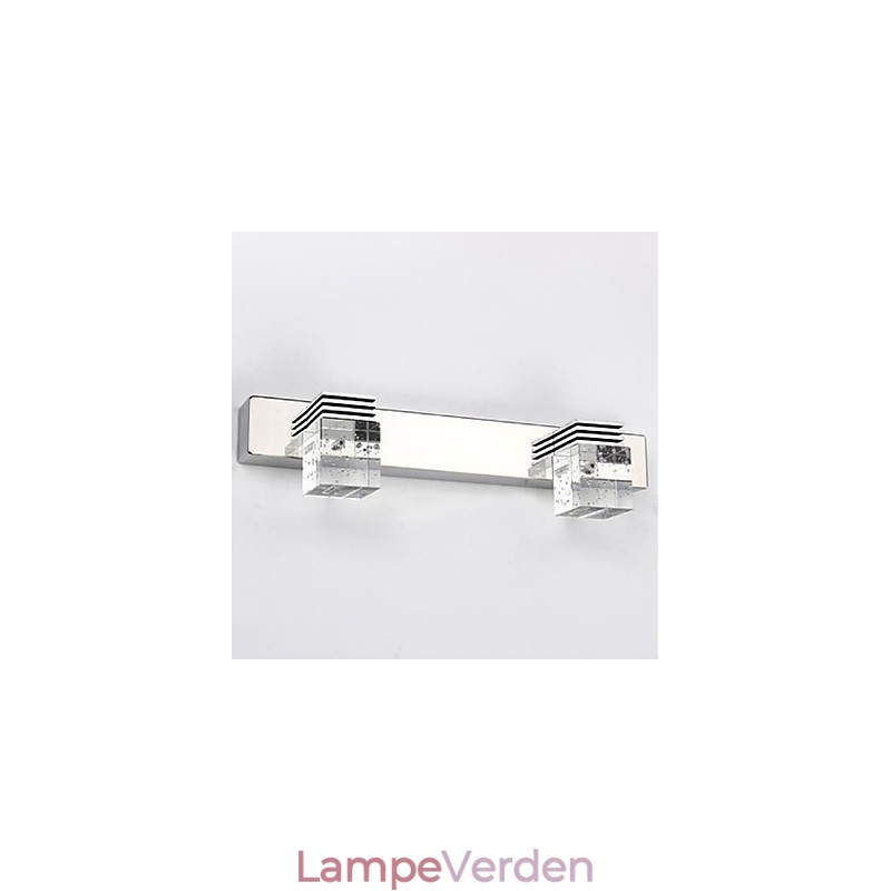 Væglamper Badeværelsesbelysning Vægskiver Krystal Ministil Moderne Moderne Metal