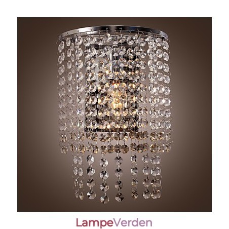 Moderne krystal væglampe med 1 lys Moderne krystal væglampe med 1 lys