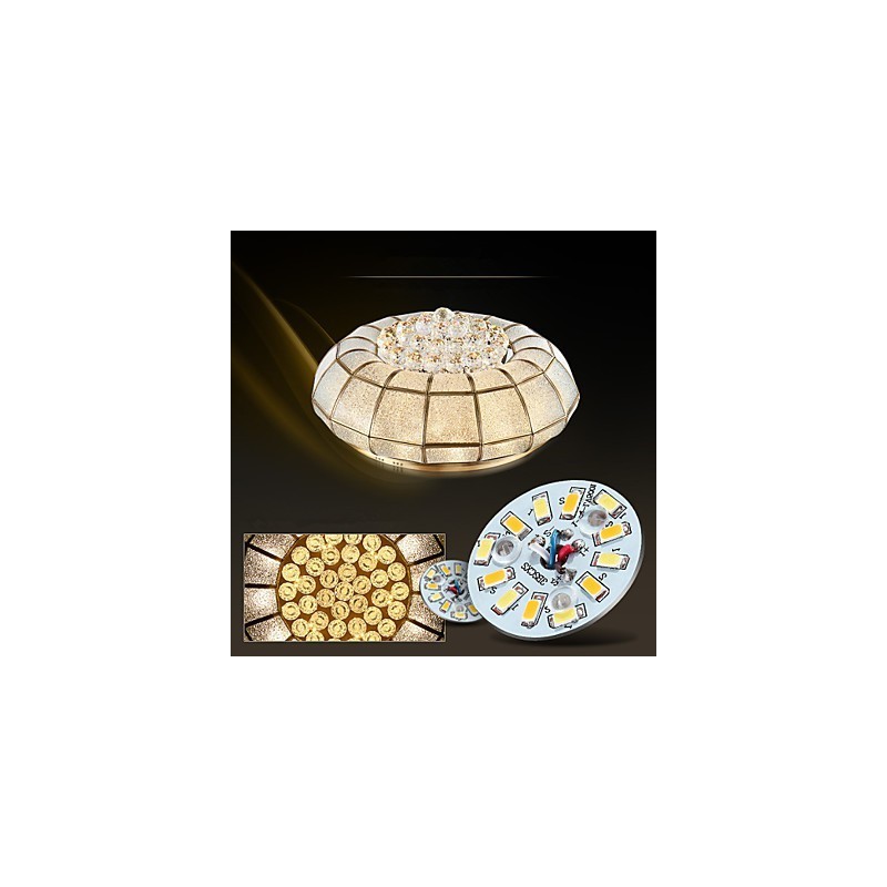 Traditionel klassisk rustik Lodge Messing Metal Flush Mount