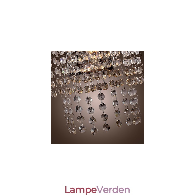 Moderne krystal væglampe med 1 lys