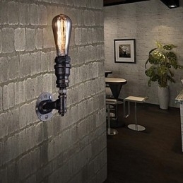 Retro metal sengekanter Væglampe Village Pastoral Stue Væglamper Spisestue Væglampe