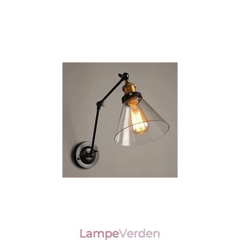 Creative Rural Loft Retro Titan Sektion Dobbelt væglampe Light