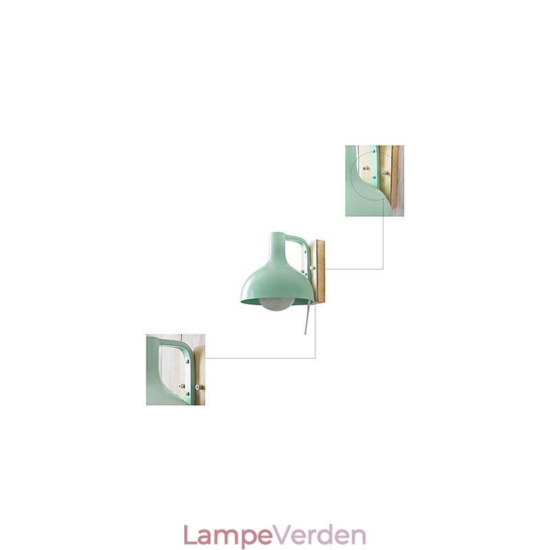 Væglamper Moderne moderne træbambus