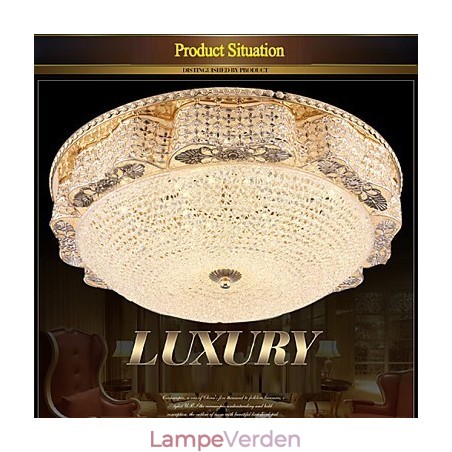Moderne Luksus Krystal Loft monteret Lys Absorber Kuppel Lys Diameter 50CM Moderne Luksus Krystal Loft monteret Lys Absorber Kuppel Lys Diameter 50CM