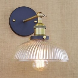 American Country Retro Kreativ Personlighed Populær Dekorativ Glasvæglampe