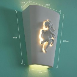Creative Rural Creative Middelhavs væglampe Europæisk stil Cupid væglampe Light