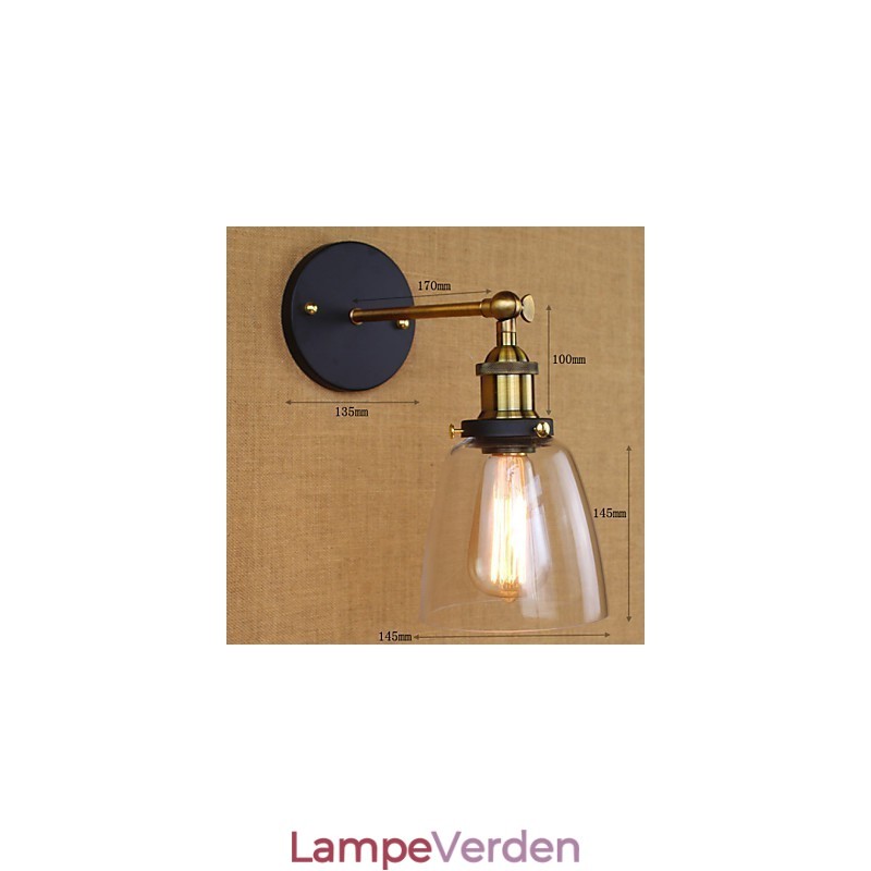 Nostalgisk amerikansk eksporthandel af de originale modeller Landlig industriel og dekorativ væglampe