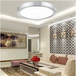 Flush Mount Lights Lys Runde Enkel Moderne Diameter 29CM