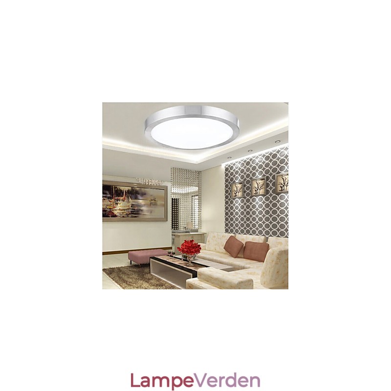Flush Mount Lights Lys Runde Enkel Moderne Diameter 29CM