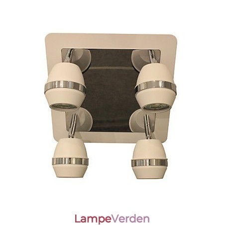 Moderne sfæriske krom væglamper Badeværelseslamper med 4 lys