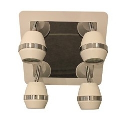 Moderne sfæriske krom væglamper Badeværelseslamper med 4 lys