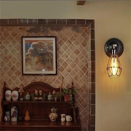 Fuld af personlighed Elegant udseende amerikansk retro burvæg