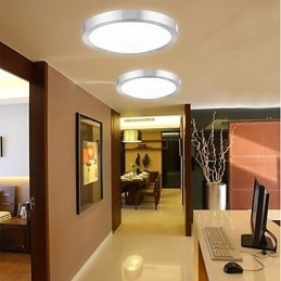 Flush Mount Lights Lys Runde Enkel Moderne Diameter 29CM