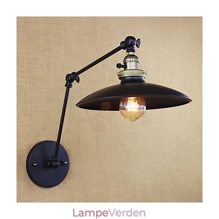 Amerikansk Minimalistisk Industrijern Lang Arm Væglampe Med Afbryder Amerikansk Minimalistisk Industrijern Lang Arm Væglampe Med Afbryder